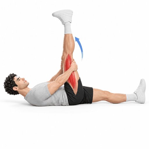 باز کردن فعال زانو با ران خم (اکستندر اسکلینگ)